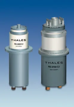 Thales RS 3500 CJ and RS 3700 CJ water-cooled power triodes